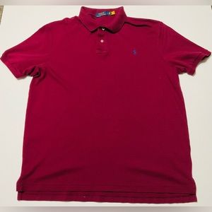Ralph Lauren Burgundy Polo Size L